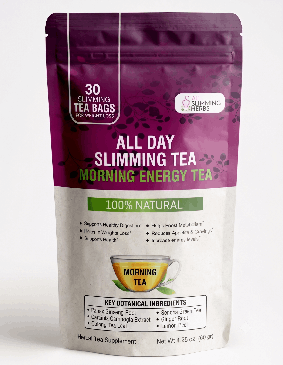 All Day Slimming Tea herbal tea pouches